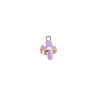 Golden Tone Alloy Enamel Mushroom Charm FIND-SZC0017-016-1