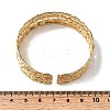 Hammered 304 Stainless Steel Cuff Bangles BJEW-H635-03G-3