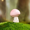 Resin Mushroom Miniature Ornaments PW-WG67BFB-01-1