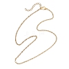 2MM 304 Stainless Steel Cable Chain Singapore Chain Necklaces for Women NJEW-JN05558-4