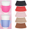 WADORN 5Pcs 5 Colors PU Leather Heat Resistant Reusable Cup Sleeve AJEW-WR0001-58A-3