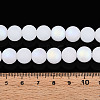 Frosted Imitation Jade Glass Beads Strands LS-GLAA-T032-J10mm-MBB01-4