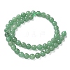 Natural Green Aventurine Round Beads Strands X-G-S150-8mm-1-5