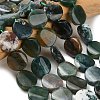 Natural Moss Agate Beads Strands G-NH0028-03-1