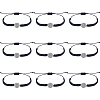 10Pcs Adjustable Alloy Link Bracelets BJEW-DC0001-28-1
