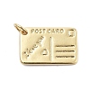 Brass Pendants X-KK-Q006-08G-1