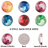 SUNNYCLUE Luminous Glass Cabochons GLAA-SC0001-05-10mm-6