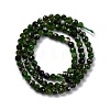 Natural Diopside Beads Strands X-G-G188-B14-02-3