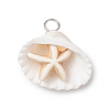 Summer Beach Natural Shell Pendants PALLOY-JF02649-01-1