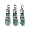 Natural Green Aventurine Pendants G-A241-01P-11-1