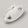 Brass Pave Clear Cubic Zirconia Connector Charms KK-WH0081-22B-S-2