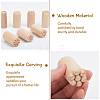 CHGCRAFT 12pcs 12 styles Round Wooden Traditional Chinese Moon Cake Molds AJEW-CA0004-24-3