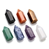 Point Tower Natural Gemstone Hexagonal Prism Chakra Healing Stone Wands PW-WG40392-01-3