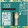 Large Plastic Reusable Drawing Painting Stencils Templates DIY-WH0202-161-2