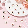 16Pcs 4 Styles Alloy Enamel Pendants ENAM-FS0001-69-8