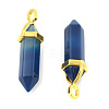Natural Agate Pointed Pendants G-G902-A08-2