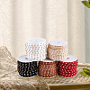 CALFOVERA 5 Rolls 5 Colors Faux Suede Cord LW-CL0001-02D-7