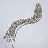 Transparent Cube Shaped Crystal Glass Beads Strands GLAA-F012-A01-2