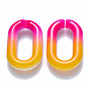 Two Tone Opaque Acrylic Linking Rings OACR-S036-006B-M-2