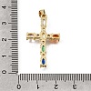 Easter Brass Pave Cubic Zirconia Pendants CU-E002-01F-G04-3