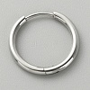 316L Surgical Stainless Steel Huggie Hoop Earrings for Girl Women EJEW-TAC0011-11C-P-1