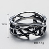 304 Stainless Steel Finger Rings FS-WG2B888-02-2
