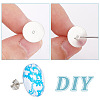 316 Surgical Stainless Steel Stud Earring Findings STAS-UN0058-54-5