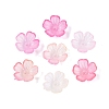 Transparent Plastic Bead Caps KY-Q005-02A-10-2