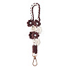 Hand-woven Flower Pendant Decorations KEYC-TAC0009-02KCG-08-1