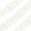 Polyester with Plastic Pearl Bead Wrinkle Ribbon OCOR-WH20003-63C-6