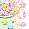 40Pcs 5 Colors Opaque Acrylic Beads OACR-FS0002-84-3