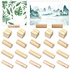 20Pcs 4 Styles Wood Name Card Holder AJEW-CJ0001-43-1
