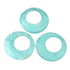 Spray Painted Natural Capiz Shell Big Pendants SHEL-C009-05-1