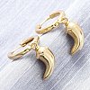 Chili Brass Hoop Earrings EJEW-Q015-17G-1