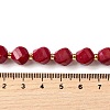 Natural Quartz Dyed Beads Strands G-U023-A02-07-5