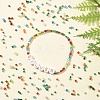 4000Pcs 10 Colors 8/0 Glass Bugle Beads SEED-YW0002-69-6