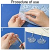 DIY Leaf Flower Earring Jewelry Making Kit DIY-YW0009-39-5