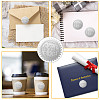 Custom Round Silver Foil Embossed Picture Stickers DIY-WH0503-006-4
