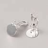 Iron Clip-on Earring Finding LS-FIND-WH0152-540S-3