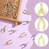 20Pcs 2 Colors Brass Pendants KK-BBC0027-81-6