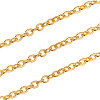 Brass Flat Oval Cable Chains CHC-CJ0001-18-NR-4
