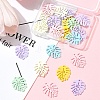 24Pcs Spray Painted Alloy Pendants FIND-FS0003-35-7