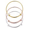 Adjustable Brass Bangles Making BJEW-BC0002-03-4