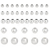   40Pcs 5 Style 925 Sterling Silver Beads Spacer STER-PH0001-70-1