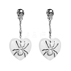 Halloween Alloy Rhinestone Stud Earrings PW-WG13DDB-02-1