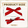 30Pcs Bowknot Polyester Brooches JEWB-LP0002-01-2