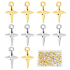 240Pcs 2 Colors Alloy Pendants FIND-FH0011-68-1