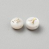26Pcs Glass Imitation Shell Beads SHEL-WH0008-12-2