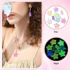 10Pcs 10 Styles Luminous Transparent Resin Pendants RESI-YW0001-80-7