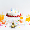  6Pcs 2 Colors Plastic Candy Cake Box CON-NB0002-21-5